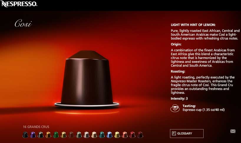 Nespresso капсулы COSI для кофемашин Неспрессо в интернет магазине n ...